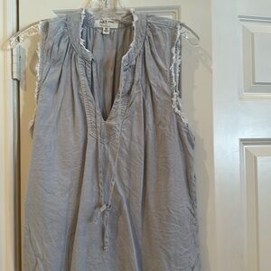 Cloth and Stone gray sleeveless blouse size S